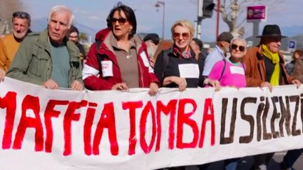 Manifestation antimafia en Corse :