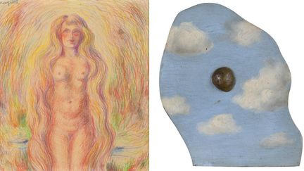 Deux œuvres de Magritte aux enchères :