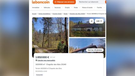 Une forêt du Doubs mise en vente sur Le Bon Coin pour près de deux millions d’euros
