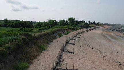Érosion des côtes : des habitations menacées en face du Mont-Saint-Michel