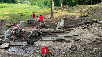 REPORTAGE. Vestiges d'un sanctuaire dédié à la déesse Sequana, restes d'offrandes... En Côte-d'Or, un chantier de fouilles aux sources de la Seine