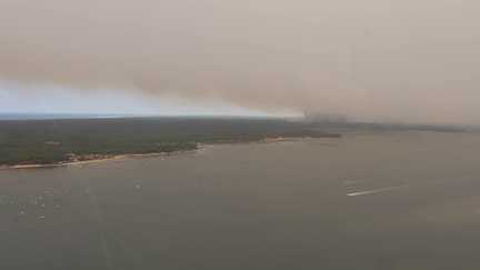Incendie en Gironde : le monstre vu du ciel