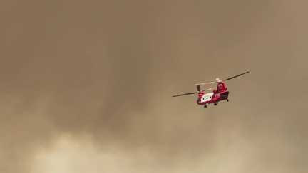 Face aux incendies dans les Landes un spectaculaire hélicoptère australien déployé