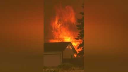 Incendie géant aux États-Unis