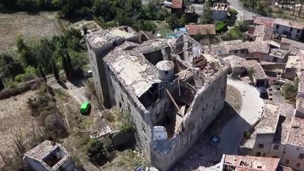 Aude : un château menace de s'effondrer après une tornade, une quinzaine de familles évacuées