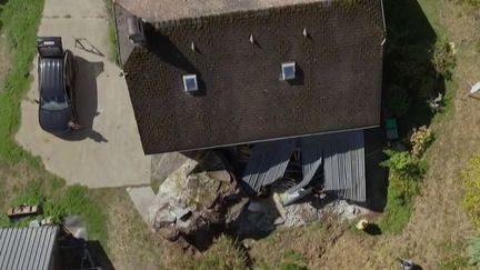 Un rocher de 100 tonnes tombe à 20 centimètres de leur maison des Pyrénées-Atlantiques :