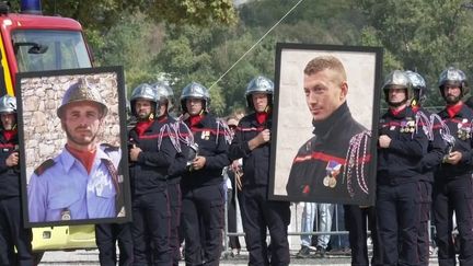 À Bordeaux, hommage national aux pompiers morts cet été