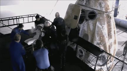 VIDEO. L'astronaute française Sophie Adenot a amerri en Californie après une mission historique de huit mois