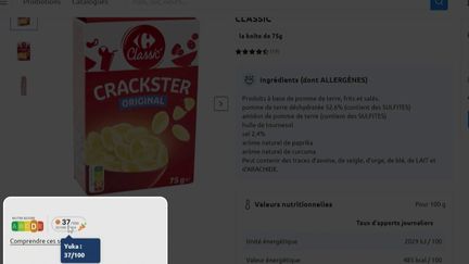 L'application Yuka débarque sur les sites de vente de Carrefour et Intermarché