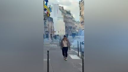 Mobilisation à Paris : des individus tentent de s'approcher de l'Élysée