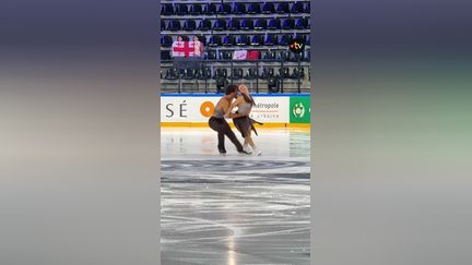Les premières images du nouveau programme libre de Laurence Fournier Beaudry et de Guillaume Cizeron